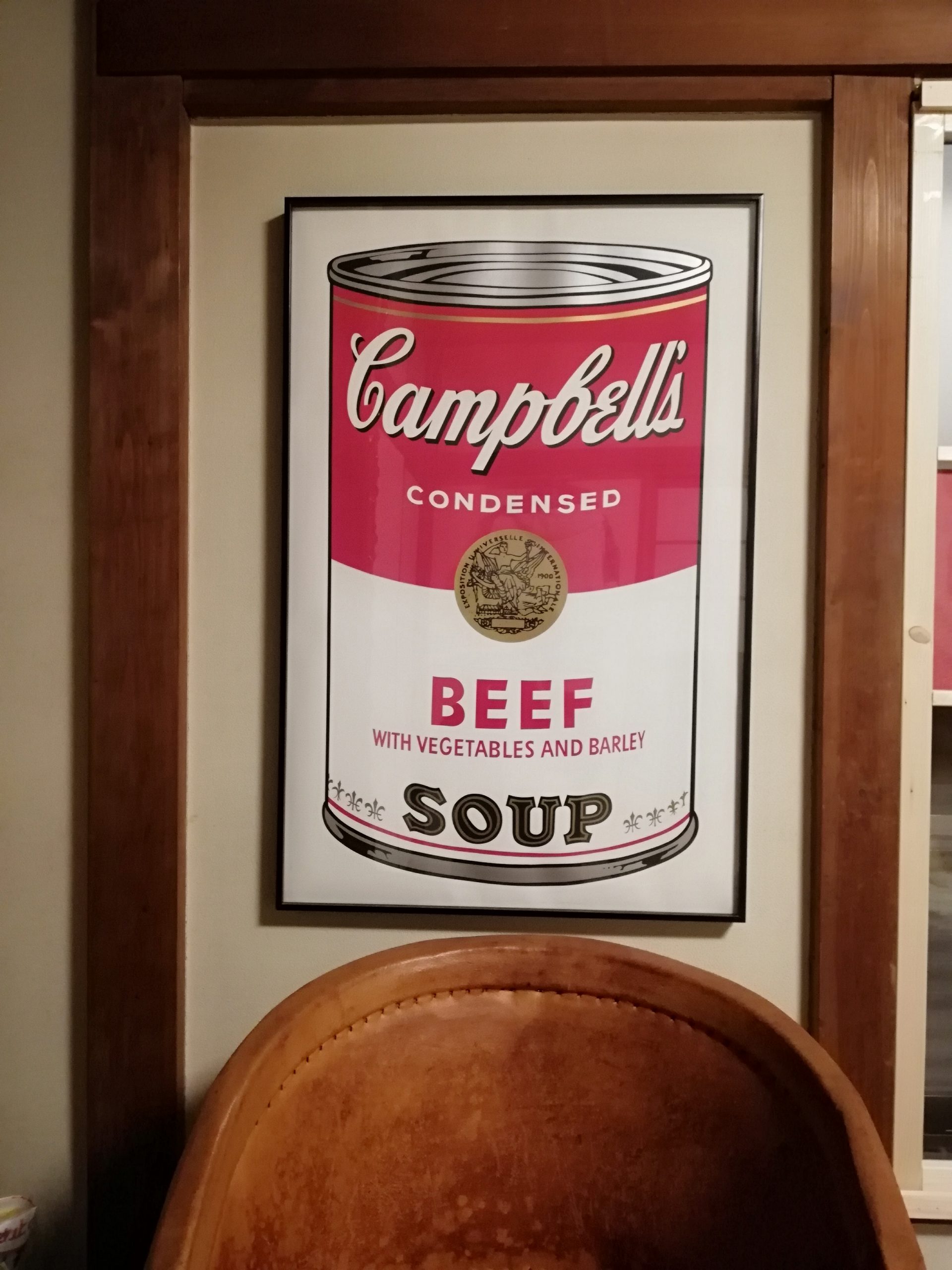 キャンベルのスープ缶とアンジー